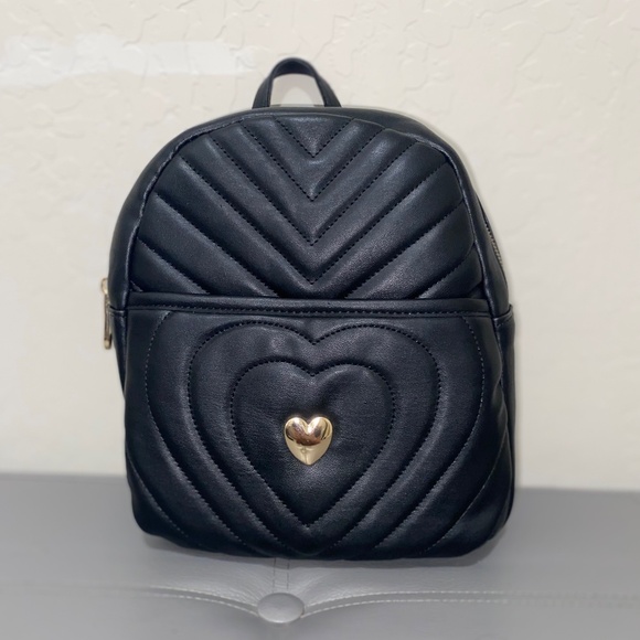 NEW WITH TAGs Black mini backpack - Picture 1 of 9